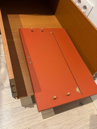 Estructura cama madera con 4 cajones
