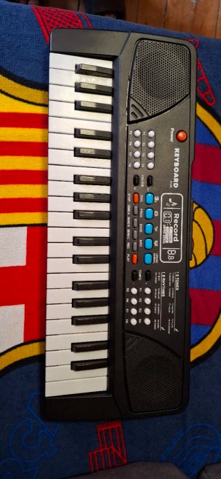 Teclado musical infantil