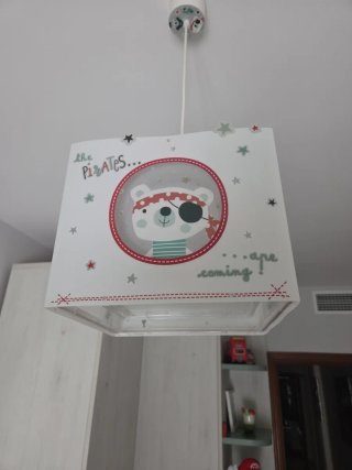 Lámpara infantil pirata oso
