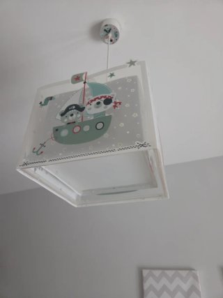 Lámpara infantil pirata oso