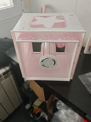 Lámpara infantil habitación niña estrellas