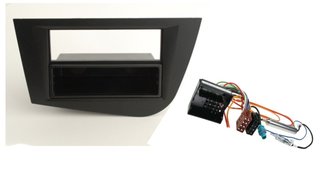 Kit Marco Radio 1DIN Seat Leon Gris/Negro