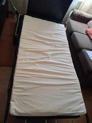 Puff convertible en cama