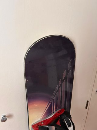 Tabla Snowboard con Fijaciones
