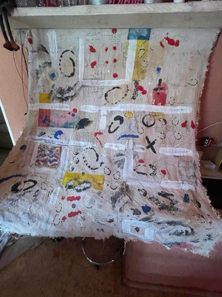 Obra de arte abstracto contemporáneo original