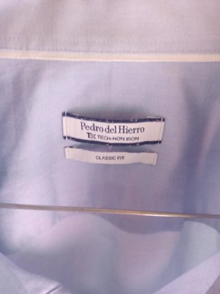 Camisa Pedro del Hierro Azul Talla XXXL