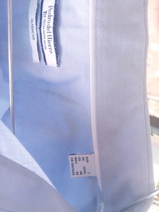 Camisa Pedro del Hierro Azul Talla XXXL