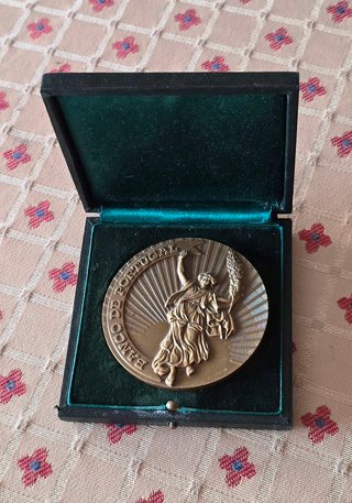 Medalla Banco de Portugal Numismática Bronce