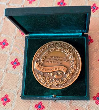 Medalla Banco de Portugal Numismática Bronce