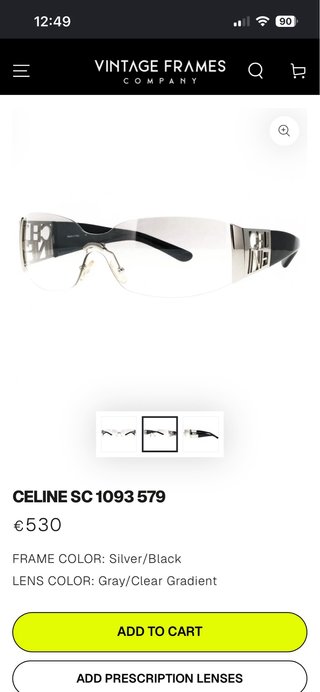 Gafas de sol Celine SC 1093 marrones y plateadas
