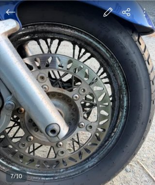 YAMAHA Cruiser Negra y Azul