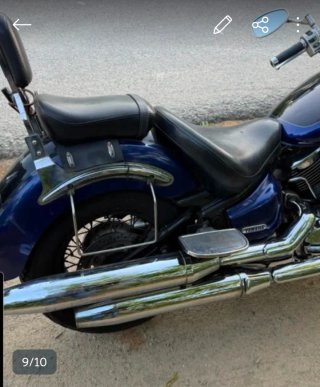 YAMAHA Cruiser Negra y Azul