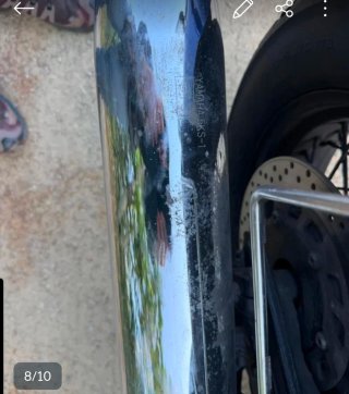 YAMAHA Cruiser Negra y Azul