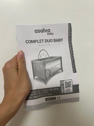 Cuna de viaje Asalvo Complet Duo Baby