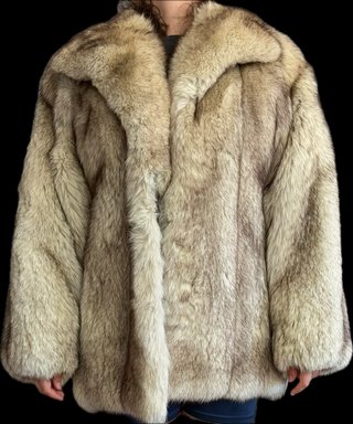Abrigo Zorro Natural Vintage Excele