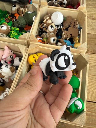Figura Panda Blanco y Negro