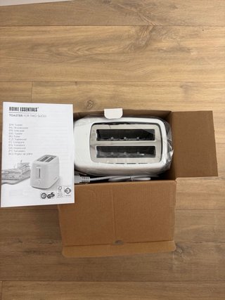 Tostadora Home Essential 650W 2 rebanadas