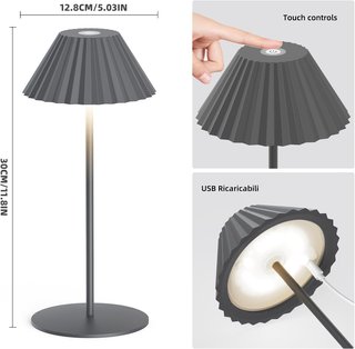 Lámpara de Mesa LED Inalámbrica de exterior táctil