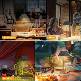 Lámpara de Mesa LED Inalámbrica de exterior táctil
