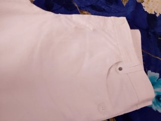 Pantalón Cortefiel Blanco Mujer Talla X