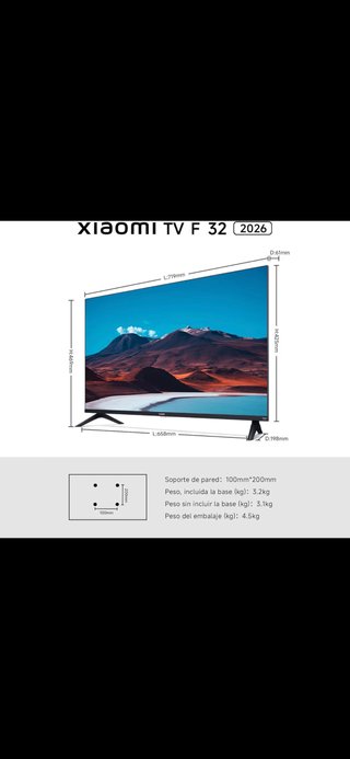TV Xiaomi 32 Alexa Wifi Smart TV