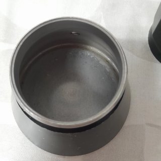 Cafetera italiana negra JATA de 6 tazas