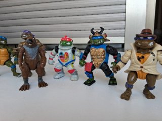 Lote 10 Figuras Tortugas Ninja Años 80