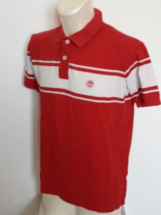 Polo uomo rossa Timberland cotone t.L