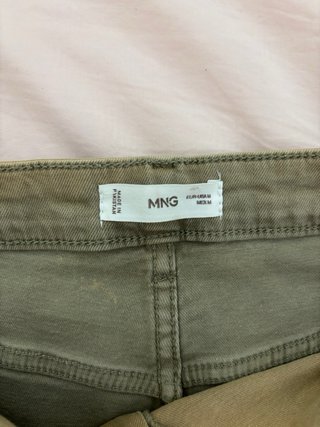 Pantalón corto beige Mango Teen desteñido