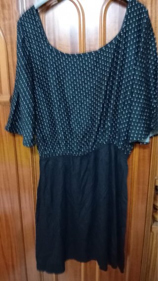 Abito Pinko pois nero e bianco
