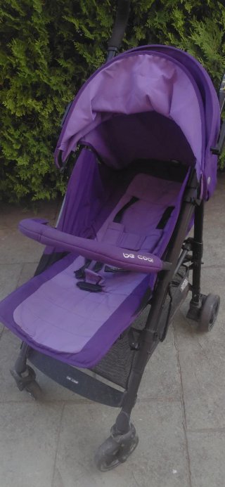 Cochecito Plegable Infantil Morado