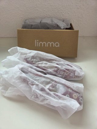 Bailarinas Limma Rojas con Detalles Dorados