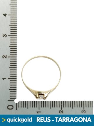 035-01-01106 ANILLO ORO 18K SOLITARIO T13