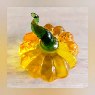 Calabaza de cristal decorativa