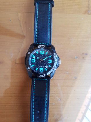 Reloj Festina F16491 Negro con detalles azules