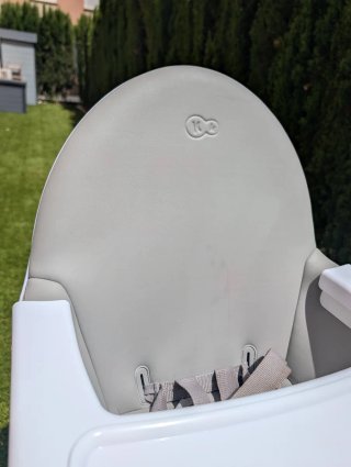 Trona Silla Bebé Madera y Gris