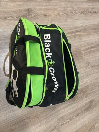 Mochila Padel Black Crown Negra y Verde