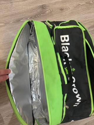 Mochila Padel Black Crown Negra y Verde