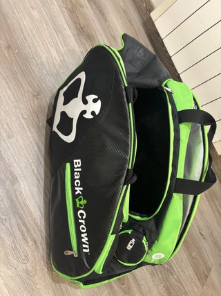 Mochila Padel Black Crown Negra y Verde