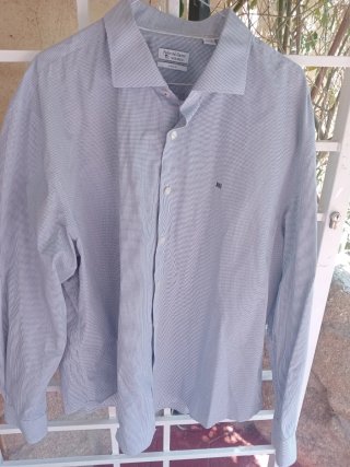 Camisa Pedro del Hierro Azul Talla XXXL