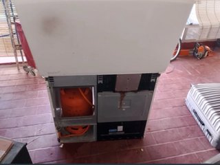 Horno de cocina blanco