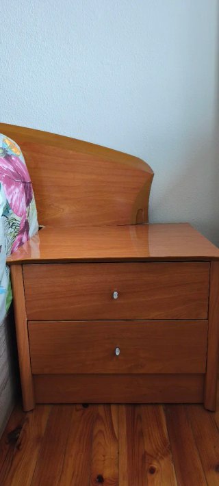 Cómoda de madera con 6 cajones