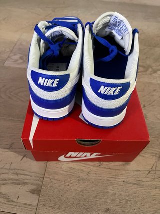 Nike Dunk Low Photon Dust / White Racer Blue