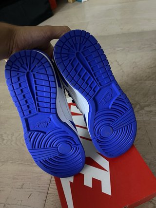 Nike Dunk Low Photon Dust / White Racer Blue