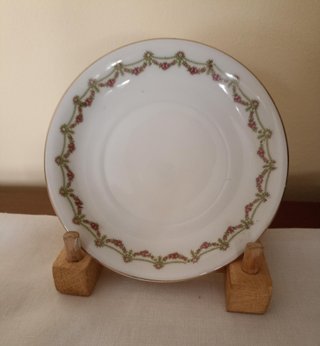 Taza y plato WeimarPreciosa y antigua taza y plati