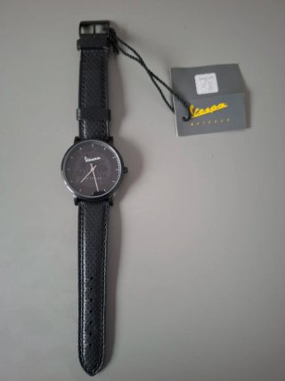 Reloj Vespa  original Negro Nuevo Full Set