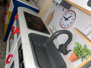 Cocina y tienda de juguete infantil