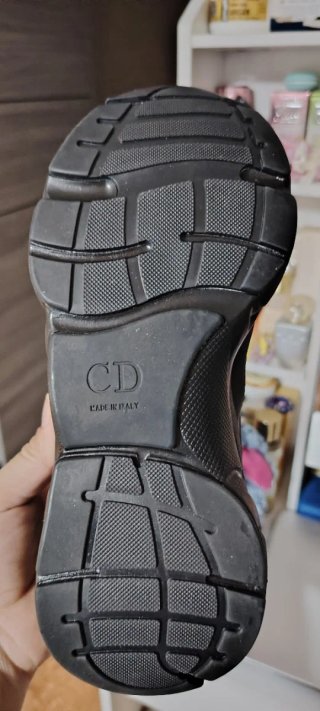 Zapatillas Dior Negras y Plateadas