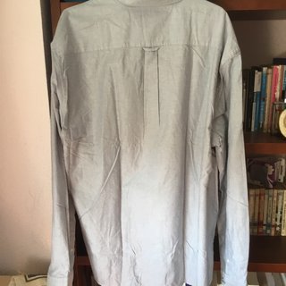 Camisa Oxford gris XXXL Cortefiel