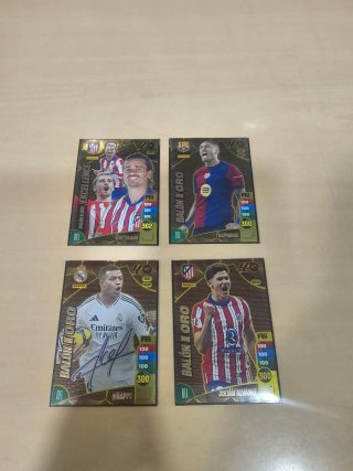 Lote Balones de Oro Adrenalyn 2024 2025